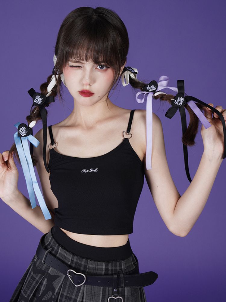 Ballet Style Heart Long Ribbon Hair Tie【s0000002043】