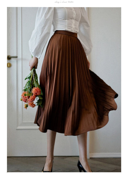 Western Ladies Elegant Pleated Skirt