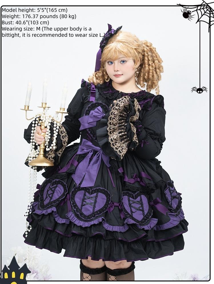 Chubby Cat Diary - Icing Sugar Gift Box - Plus Size Sweet Lolita JSK Dress Set