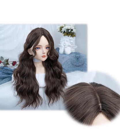 Alicegarden - Daily Lolita Wig Brown Wig With Long Wavy