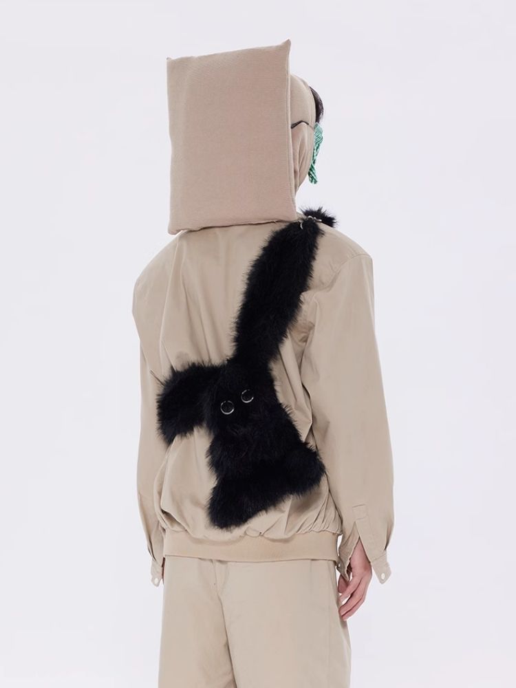 Big Eye Bunny Fluffy Crossbody Bag【s0000005212】