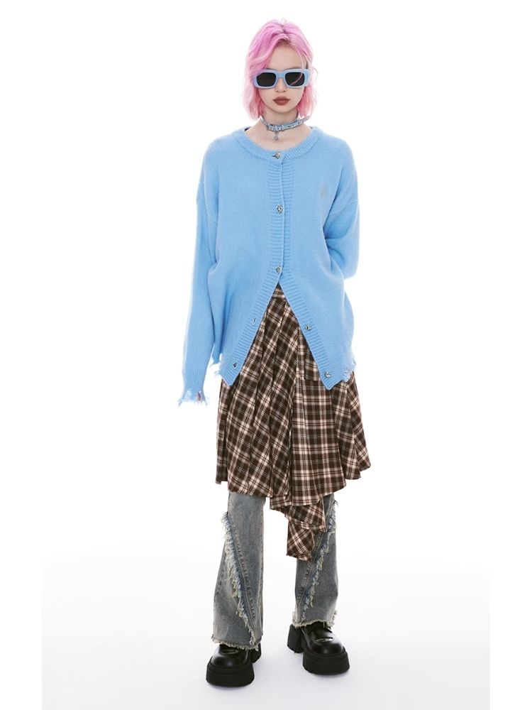 Tassel Broken Sweater Cardigan Jacket【s0000004975】