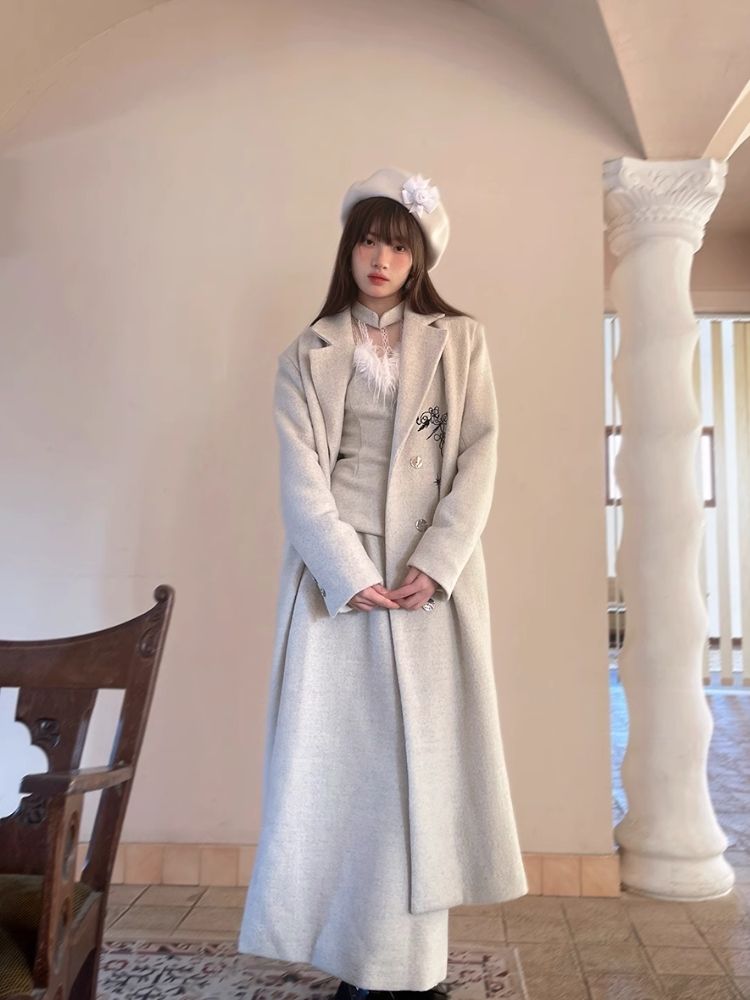 Side Split Long Half Skirt【s0000004902】