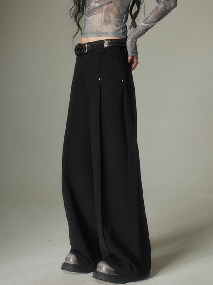 Straight loose wide pants【s0000003980】