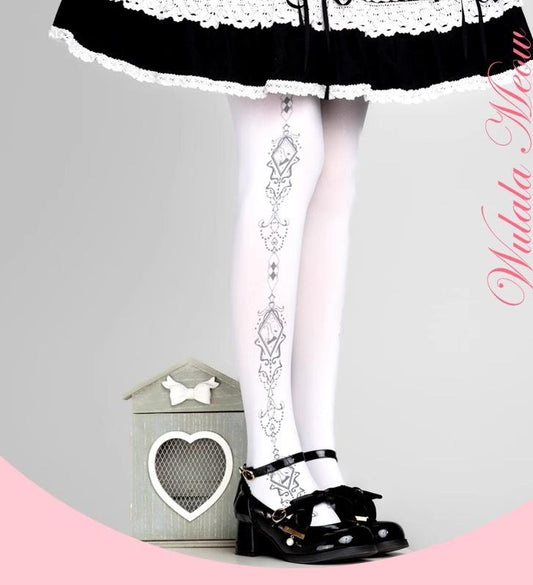 Wulala Mew - Kawaii Lolita Pantyhose Velvet Daily Pantyhose