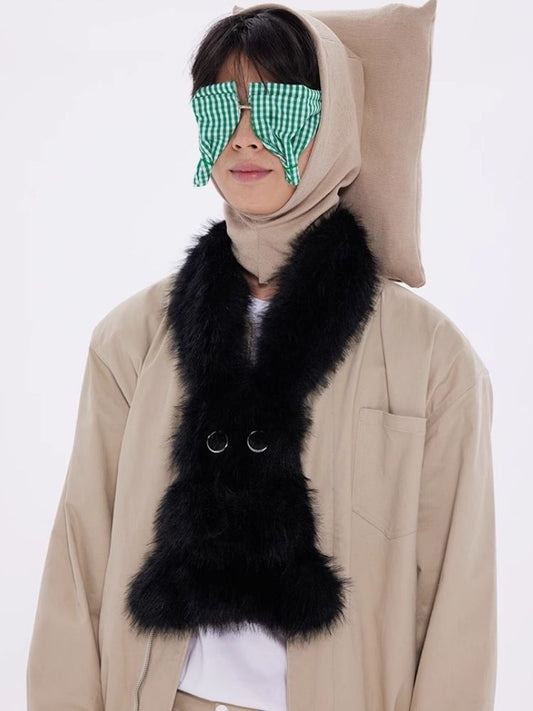 Big Eye Bunny Fluffy Crossbody Bag【s0000005212】