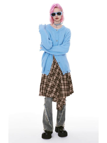 Tassel Broken Sweater Cardigan Jacket【s0000004975】