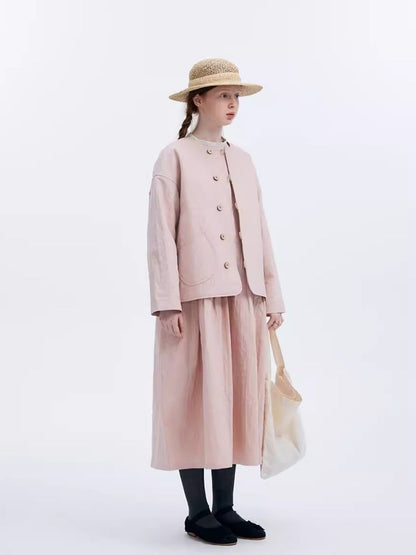 Baby Pink Spring Small Coat【s0000007951】