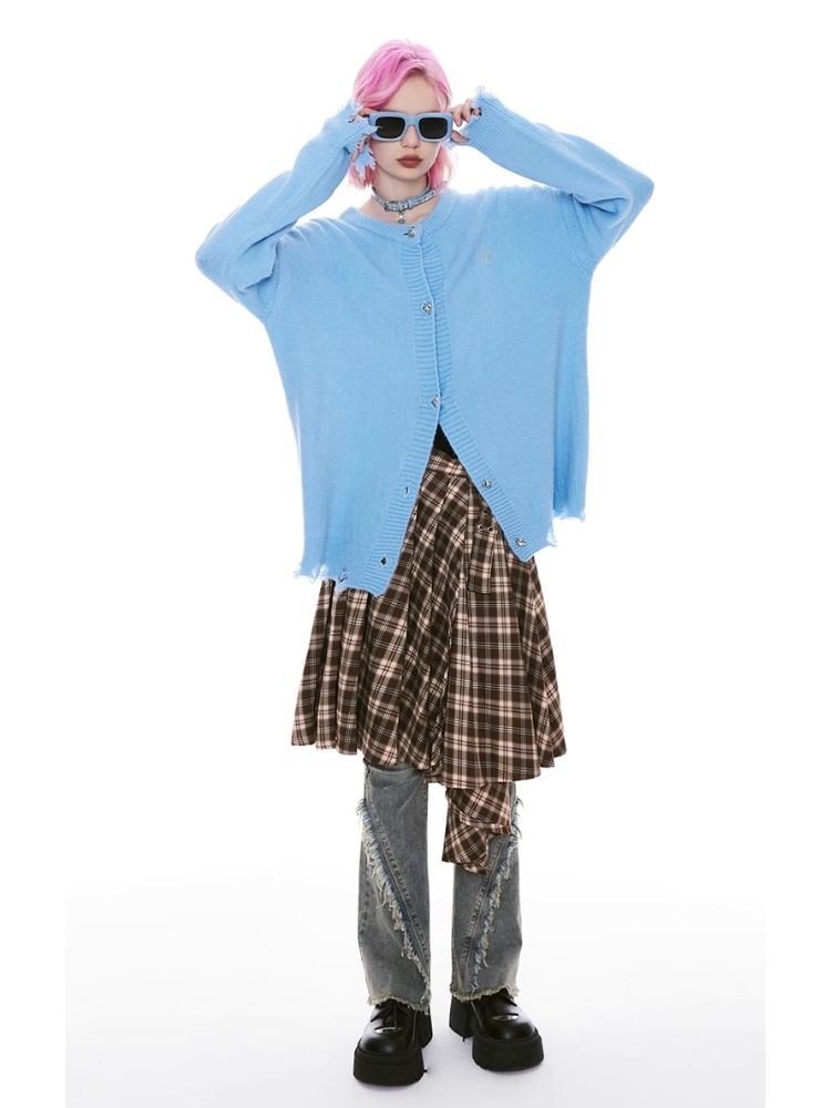 Tassel Broken Sweater Cardigan Jacket【s0000004975】