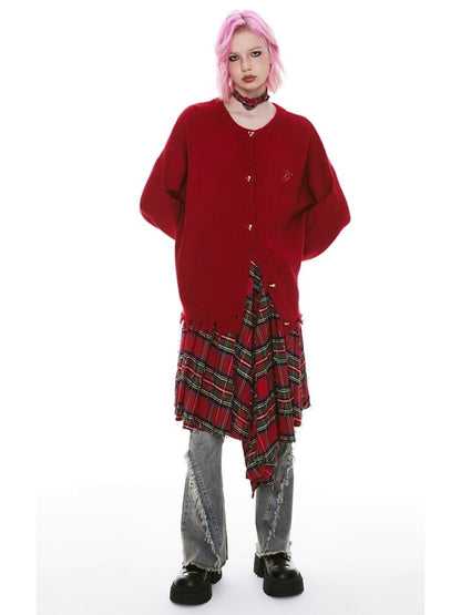 Tassel Broken Sweater Cardigan Jacket【s0000004975】