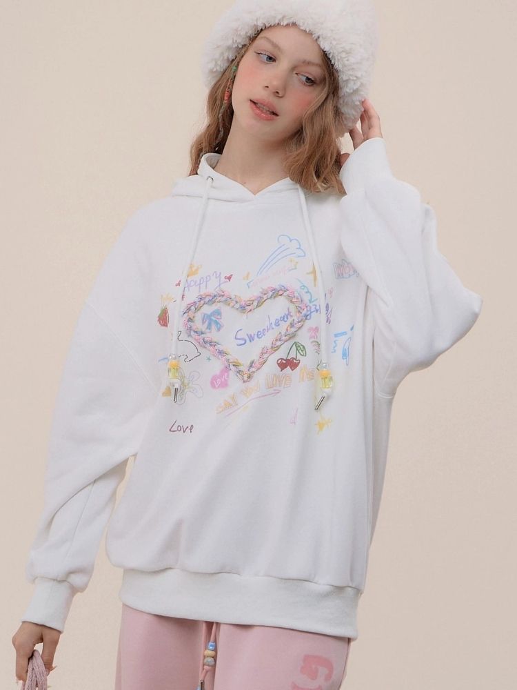 Long sleeve loose sweatshirt【s0000003755】