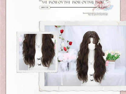 Dalao Home - Fallen - Daily Lolita Wigs Cold brown Long Hair