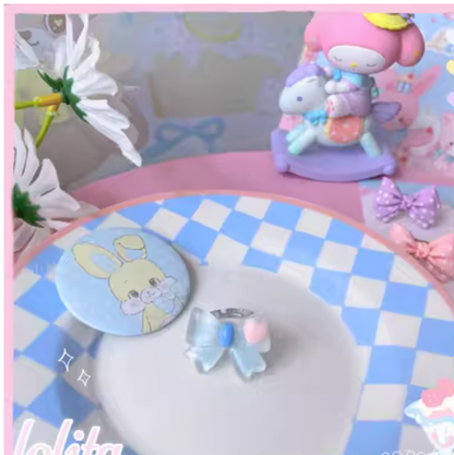 Bear Doll - Kawaii and Sweet Lolita Bowknot Ring