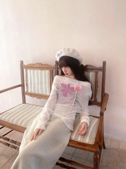 Side Split Long Half Skirt【s0000004902】