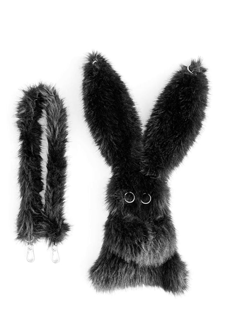 Big Eye Bunny Fluffy Crossbody Bag【s0000005212】