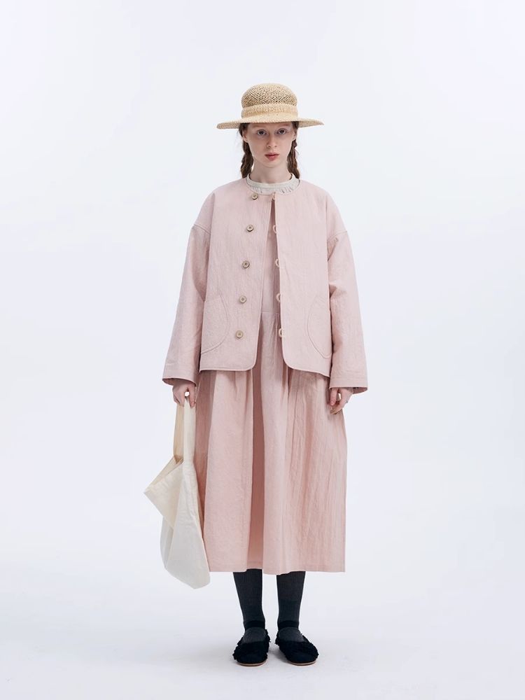 Baby Pink Spring Small Coat【s0000007951】