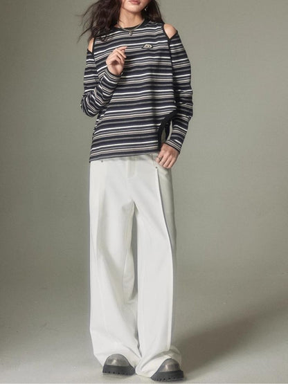 Straight loose wide pants【s0000003980】