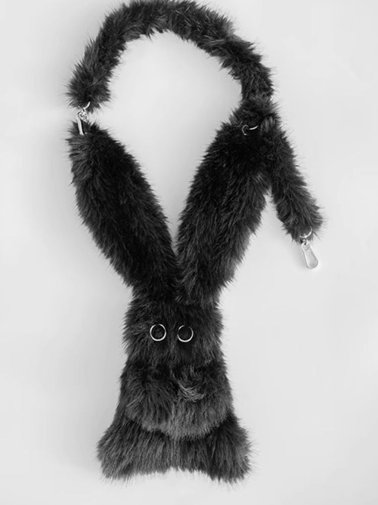 Big Eye Bunny Fluffy Crossbody Bag【s0000005212】