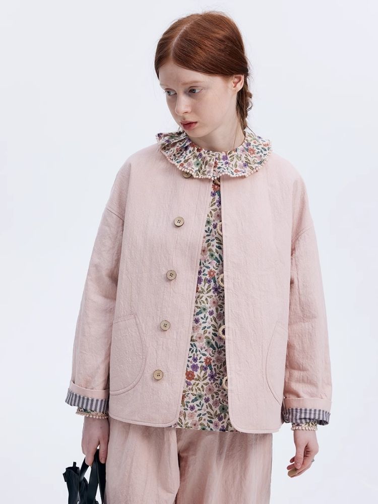 Baby Pink Spring Small Coat【s0000007951】