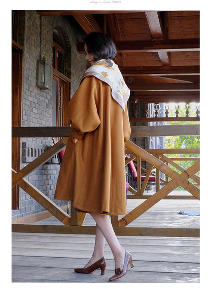 Western lady classical wool coat