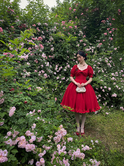 Beleganty - Miss Rebecca - Pure Color Elegant Lolita OP Dress