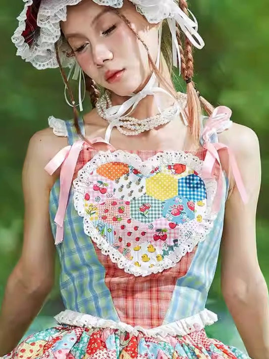 Sweet Corset Camisole Tank Top【s0000008228】