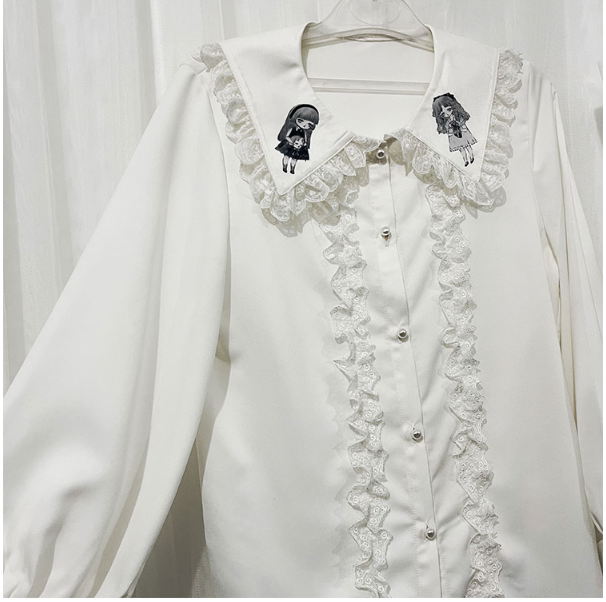 CastleToo - Corroding the Heart - Ouji Lolita Shirt Suspenders Shorts