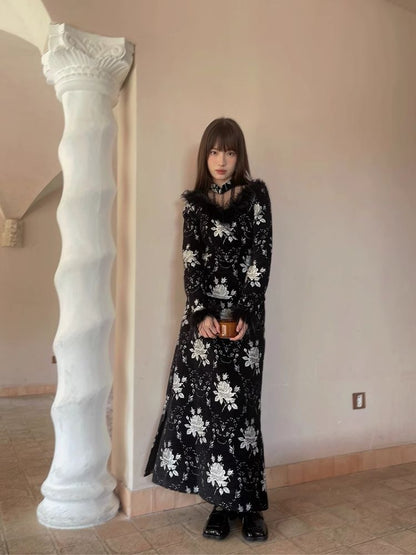 Side Split Long Half Skirt【s0000004902】