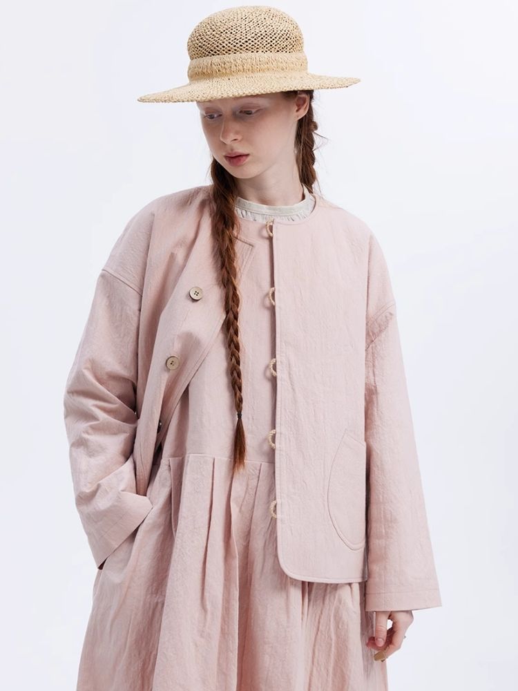 Baby Pink Spring Small Coat【s0000007951】