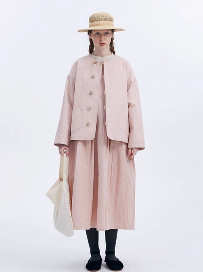 Baby Pink Spring Small Coat【s0000007951】