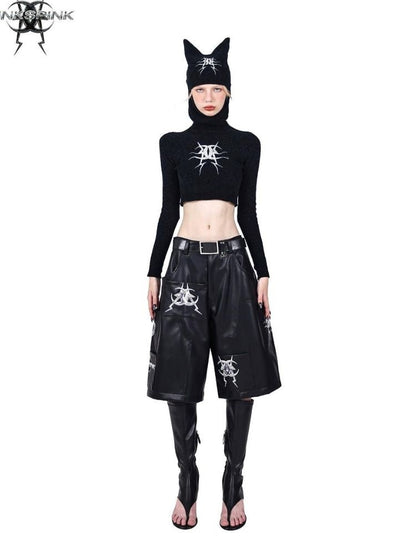 Pocket leather pants【s0000003708】