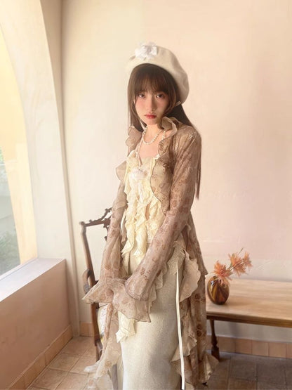 Side Split Long Half Skirt【s0000004902】