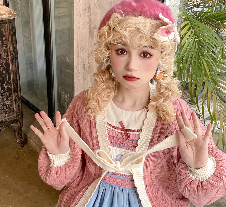 Pippi Palace - Little Princess - Sweet Lolita Curly Wig Multicolors