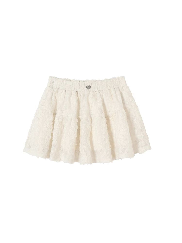 White lace skirt pants【s0000007061】