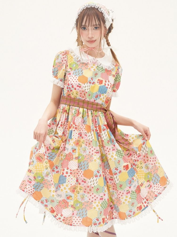 Fancy frill tulle dress【s0000001885】