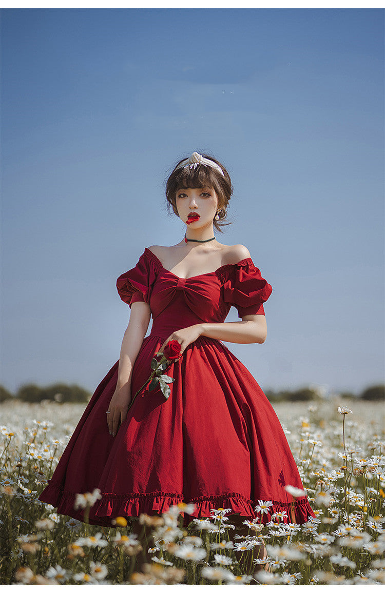 Beleganty - Miss Rebecca - Pure Color Elegant Lolita OP Dress