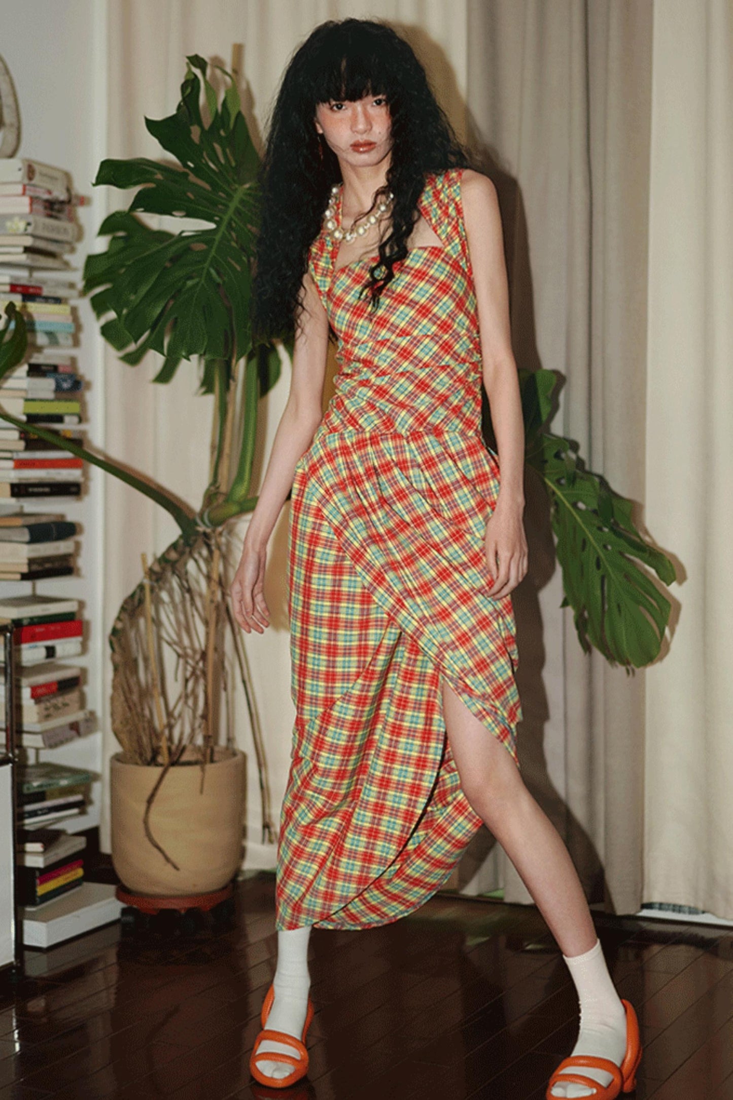 Floral Asymmetrical Crop Dress