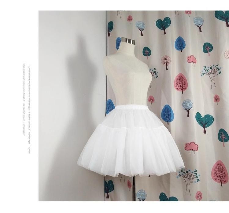 Krncrlo - Lolita Petticoat Adjustable 14M Puffy Hoop Petticoat