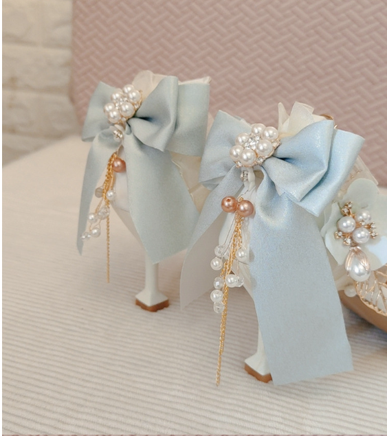 Cat Fairy - Gorgeous Lolita Tea Party Necklace, High Heels Shoes and BNT Hat