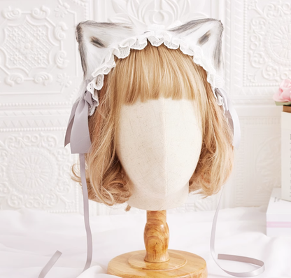 Sugar Time - Kawaii Lolita Cat Ears Design Headband