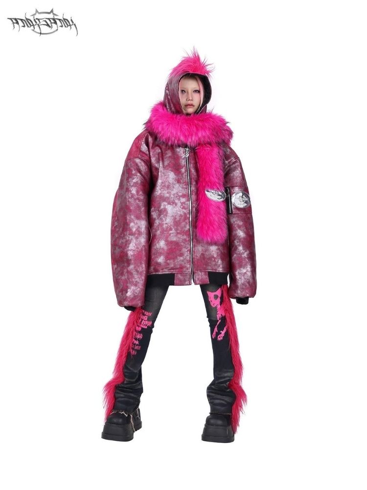 Cockney concept oversize punk loose jacket【s0000006138】