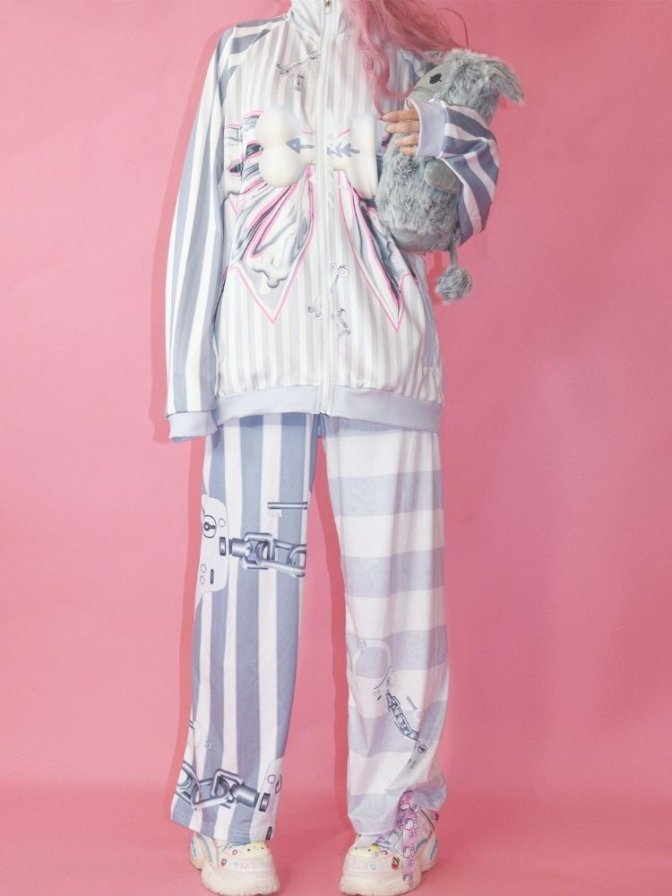 Loose casual straight pants【s0000003670】