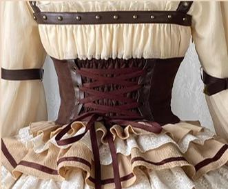 Sakurahime - Time Sand Rear - Punk Lolita OP Cute Daily Lolita Dress