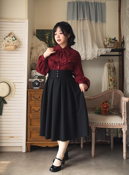 Forest Wardrobe - Forest Basket - Elegant Lolita Pleated Skirt