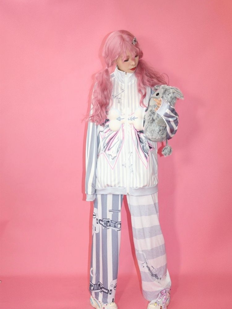 Loose casual straight pants【s0000003670】