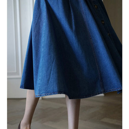 Countess retro denim skirt