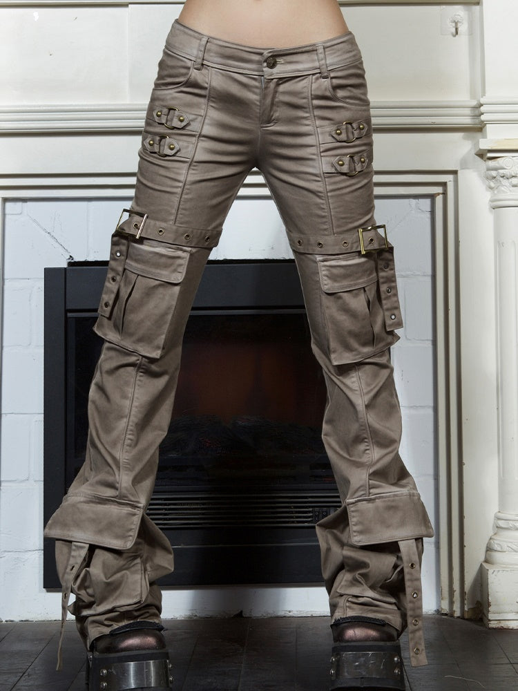 Straight Casual Side-Pocket Tight Pants【s0000004212】