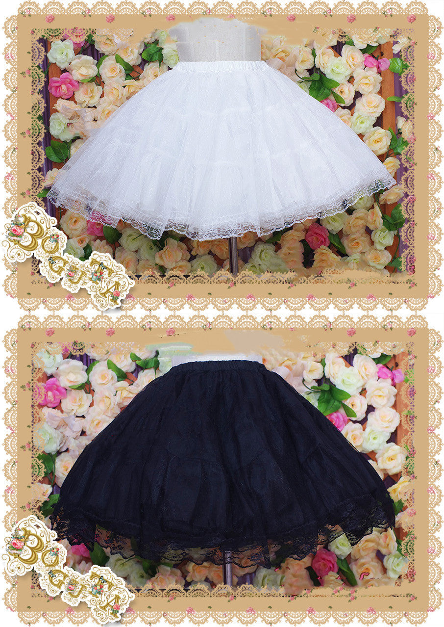 Boguta - 40cm 55cm A-line Soft Yarn 4 layers Lolita Petticoat