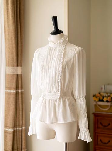 Forest Wardrobe - Misty Forest - Elegant Vintage Fishbone Lolita Long Skirt & Vest