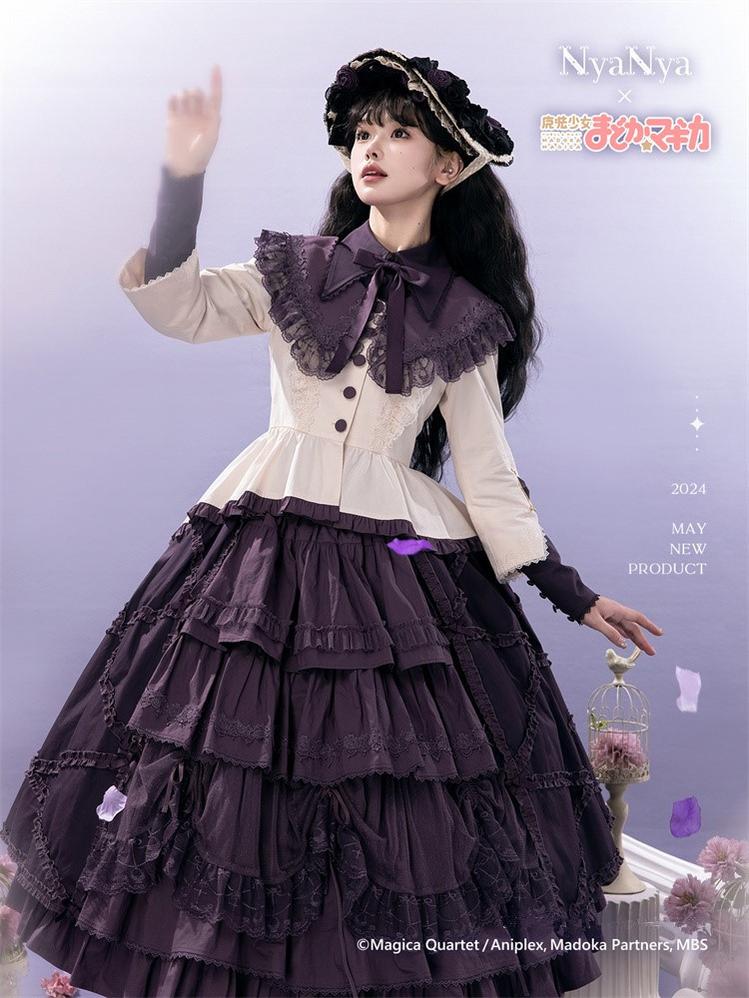 NyaNya - IP Collab Dreamy Memories Themed Lolita OP Dress